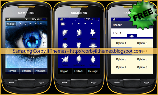 des themes pour samsung corby 2 gt-s3850